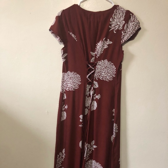 Forever 21 Chestnut Floral Print Dress - Picture 5 of 7